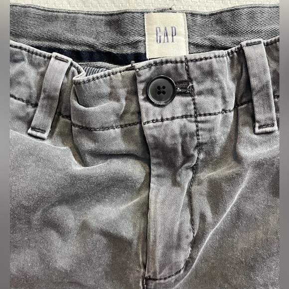GAP Girlfriend Chino Short Women's Casual Gray Shorts Size 0 - Picture 8 of 15
